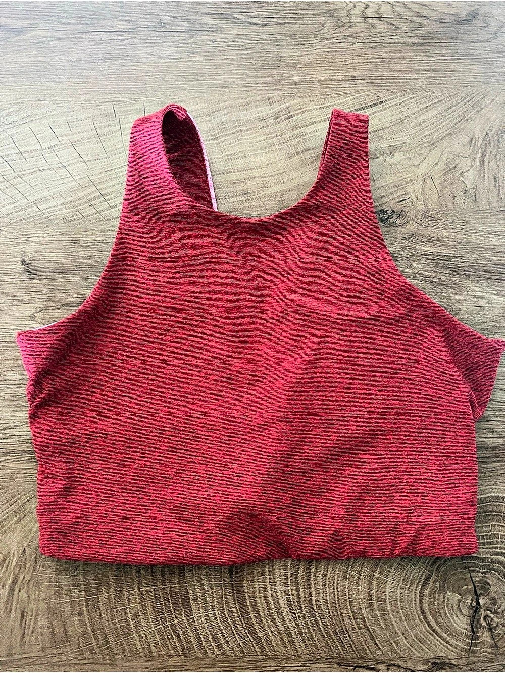 Outdoor Voices Women's Color block sports bra in Pink Size Medium Like New